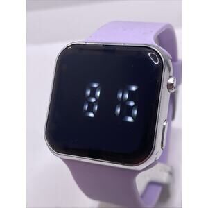 Accutime Digital Purple Watch New Battery